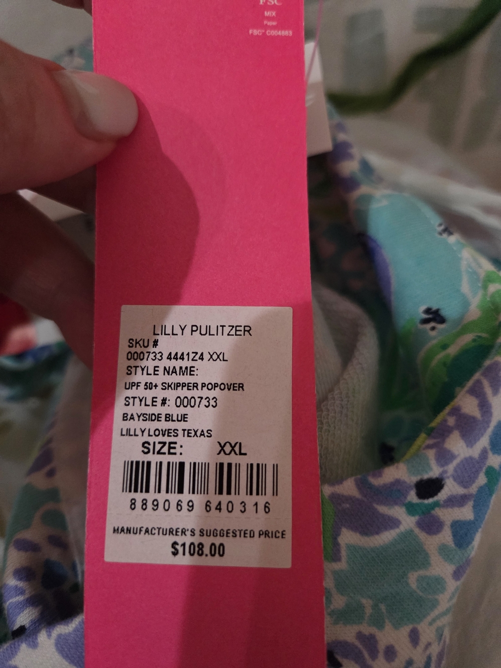 Lilly Pulitzer Bayside Blue Floral Kids One-Piece